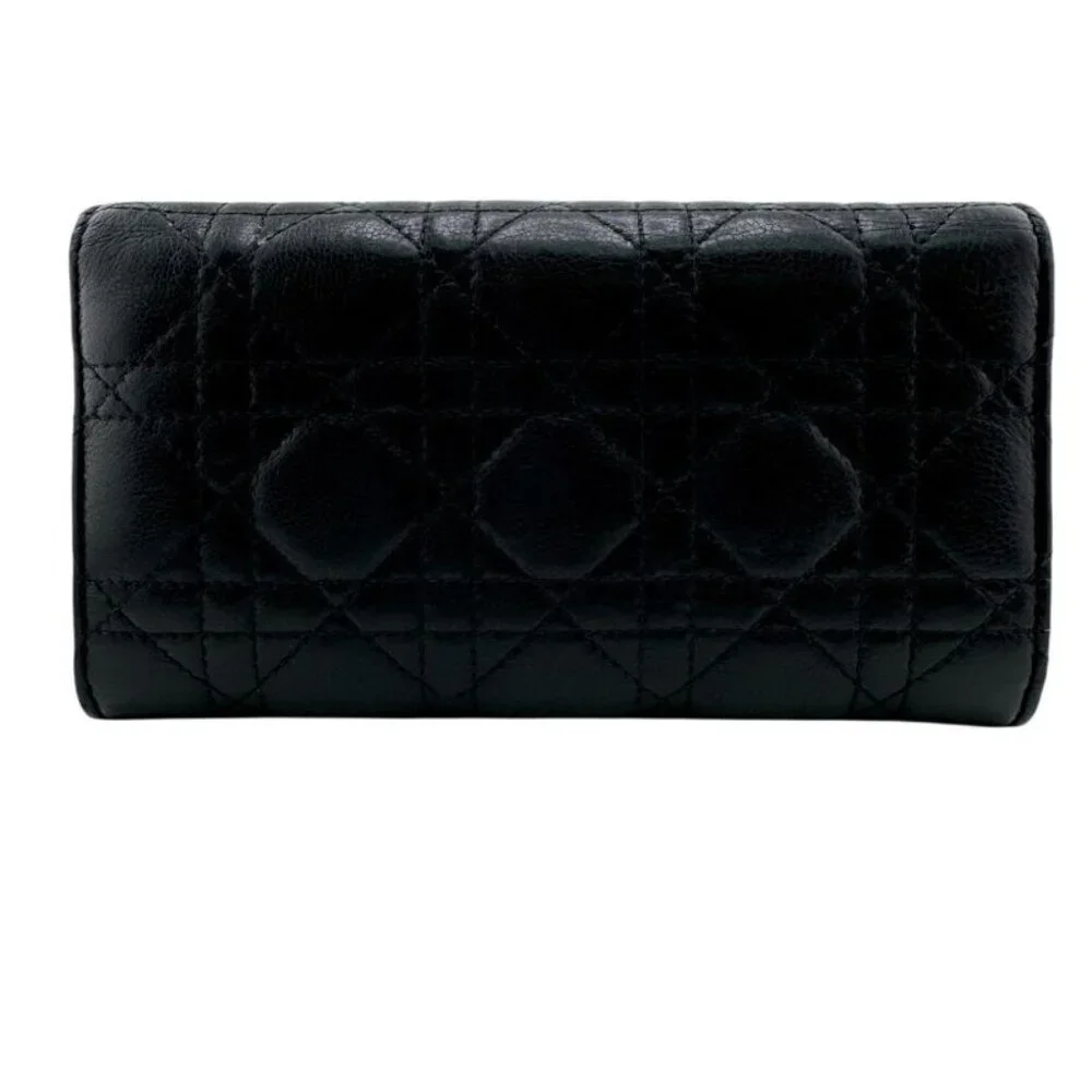 Dior Long Wallet Black